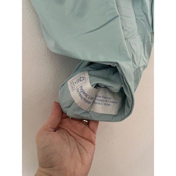 NWT Andie Swim The Belmar One Piece Cabana Blue Tie Waist Swimsuit Sz Medium - Picture 6 of 7